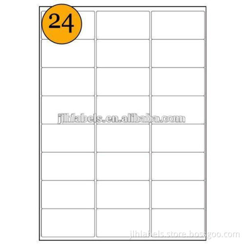 A4 laser labels, 24 Labels per A4 sheet., ,L7159--64mm x 33.8mm